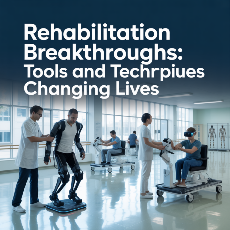 Rehabilitation Breakthroughs: Tools and Techniques Changing Lives