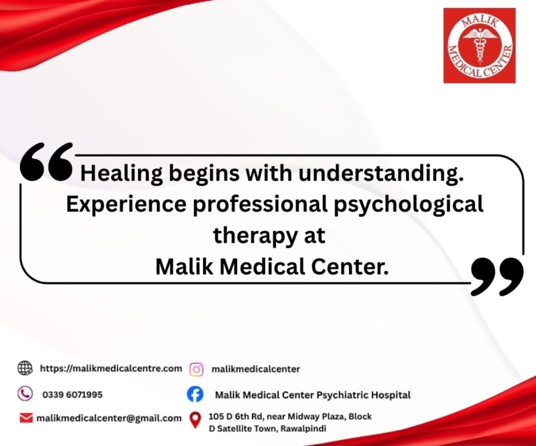 Professional Psychological Therapy at Malik Medical Center