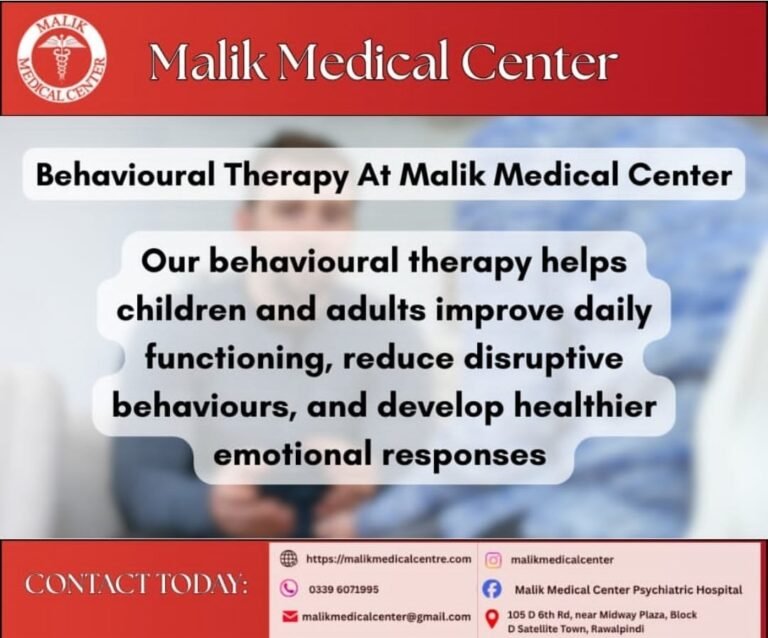 Behavioural Therapy Services at Malik Medical Center