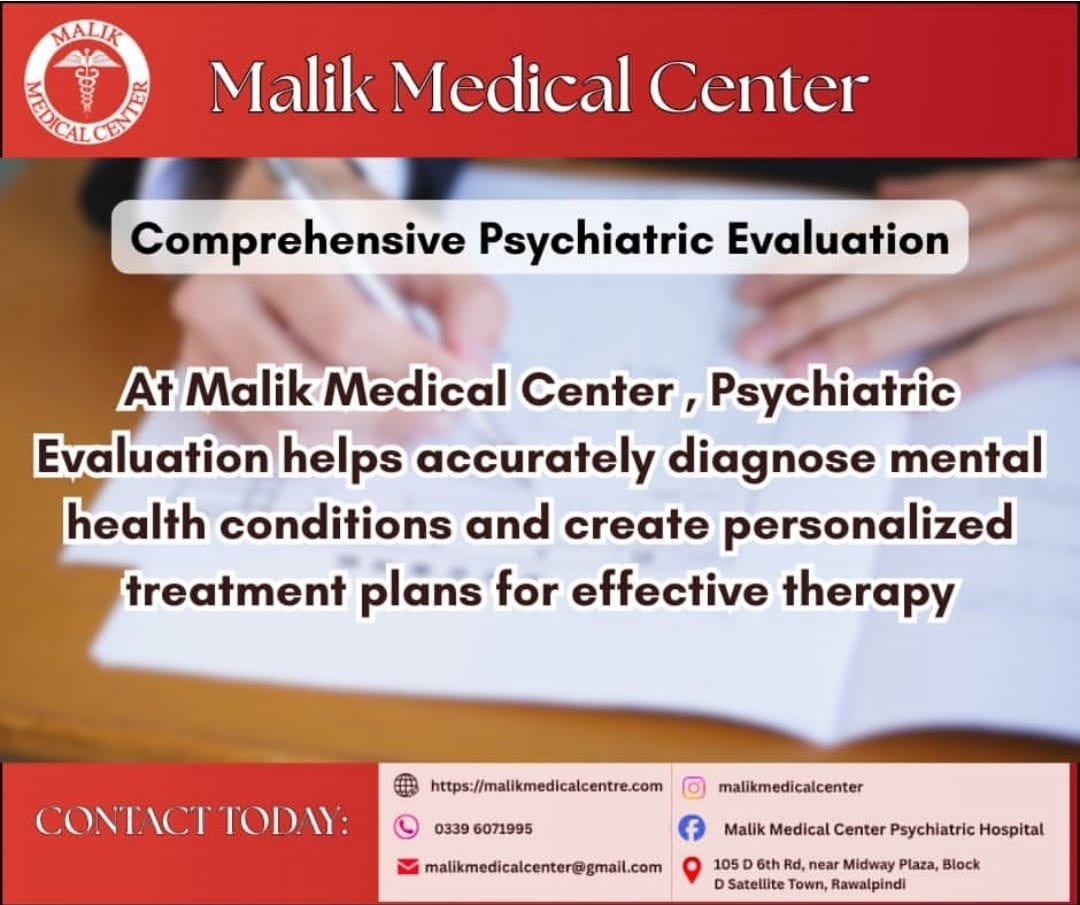 Comprehensive Psychiatric Evaluation at Malik Medical Center