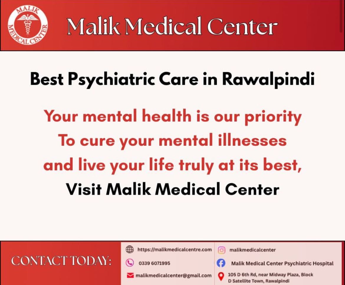 Best Psychiatric Care in Rawalpindi | Malik Medical Center