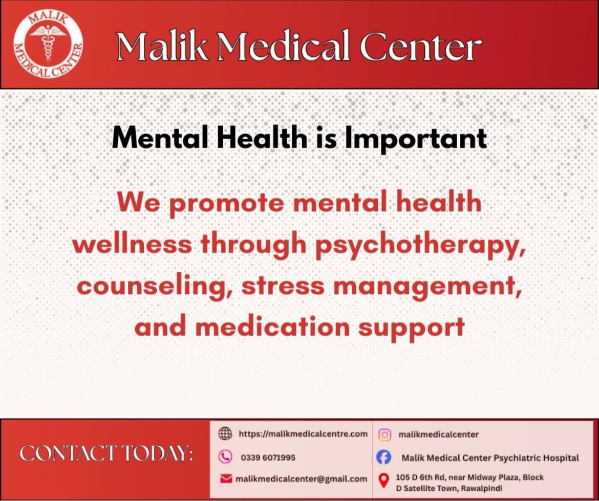 Malik Medical Center - Mental Health is Important